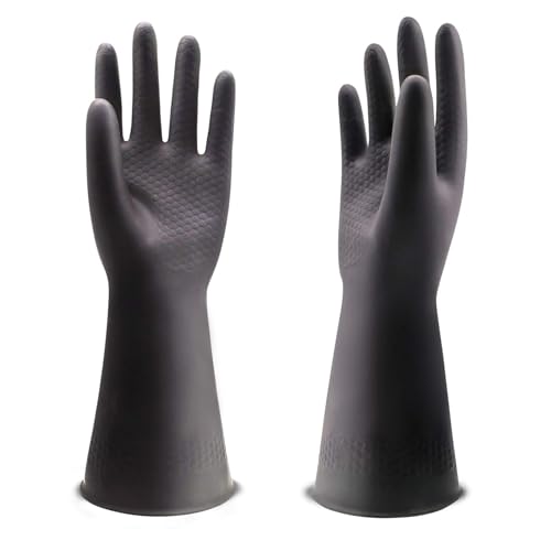 Chemical-Resistant Reusable Gloves - Heavy Duty Waterproof, image 2