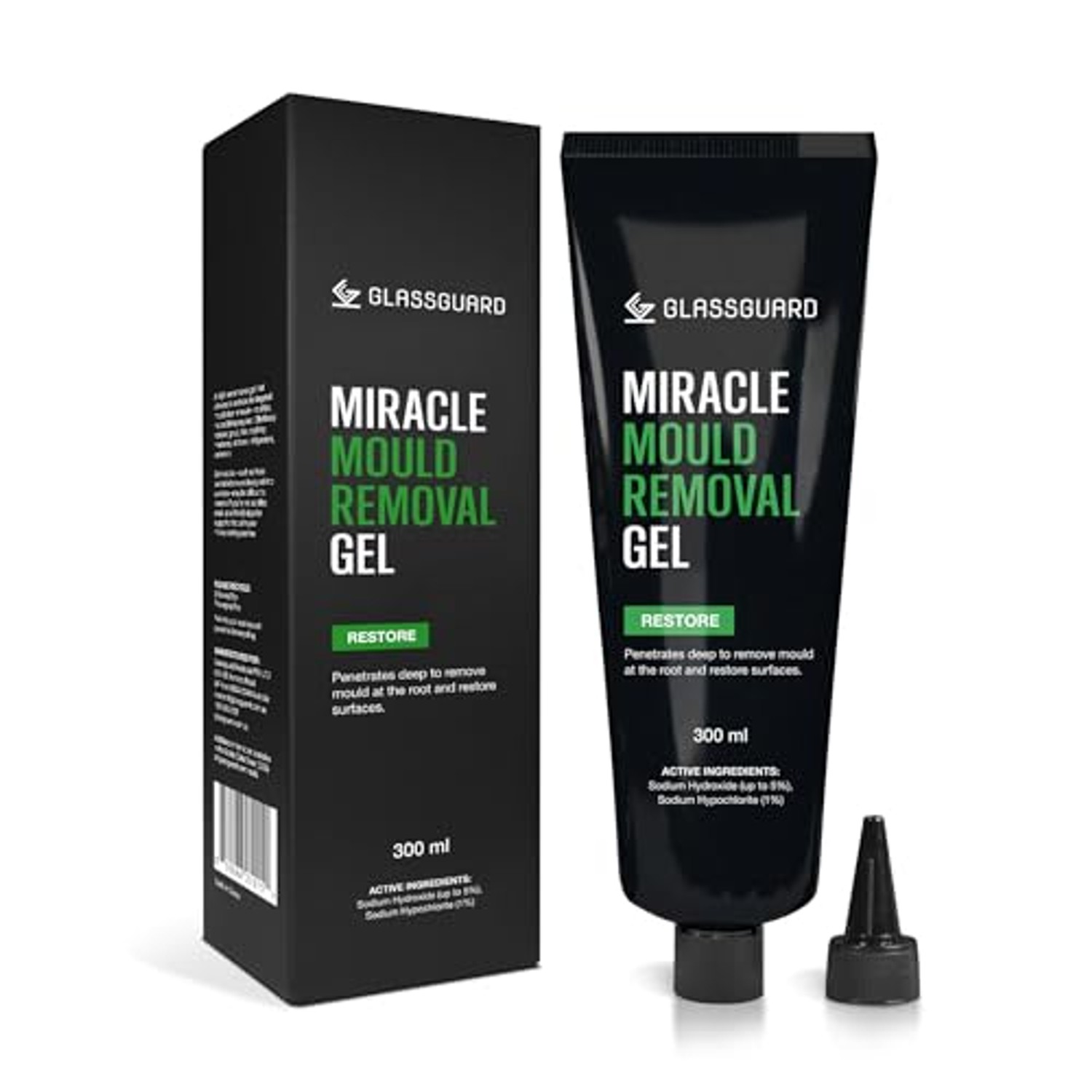 GlassGuard Miracle Mould Stain Remover Gel 300ml, image 2