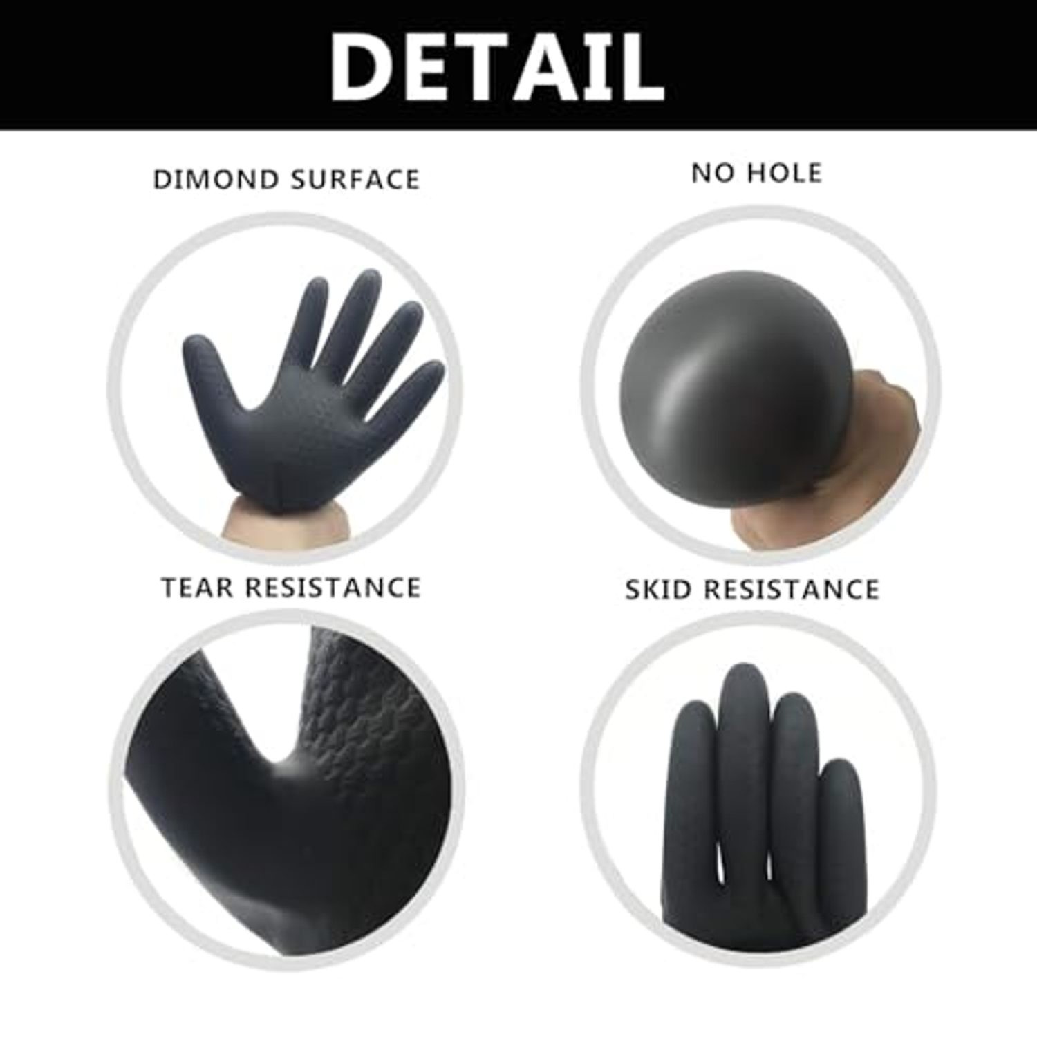 Chemical-Resistant Reusable Gloves - Heavy Duty Waterproof, image 4