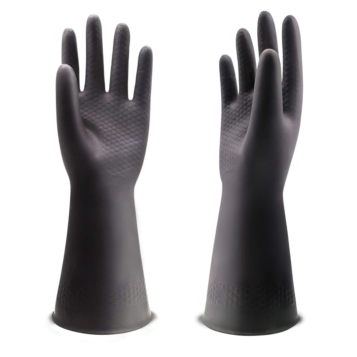 Chemical-Resistant Reusable Gloves - Heavy Duty Waterproof